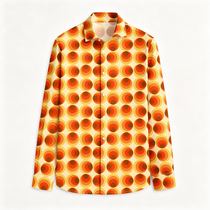 Quality Men'S Fashion - 2026 Nieuwe Mode Herenoverhemd Gepersonaliseerd Geprint