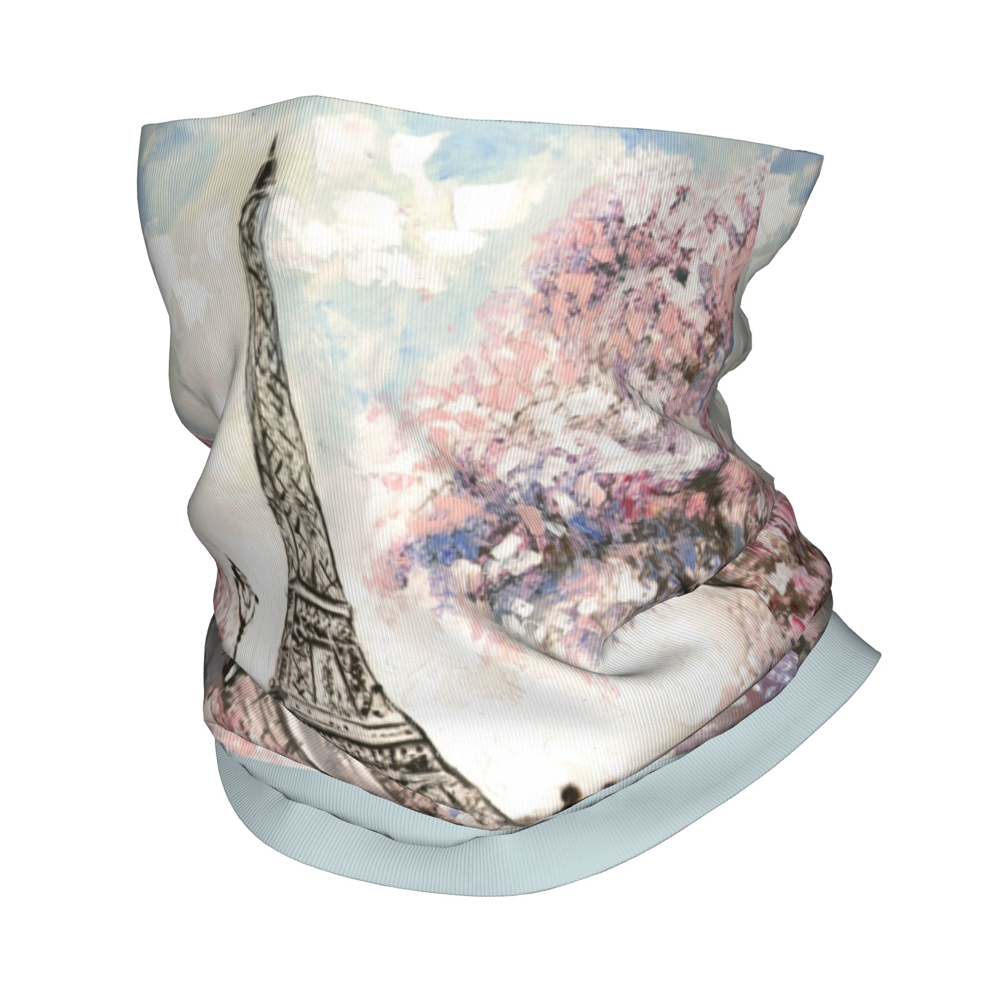 Paris Men'S Fashion - Aangepaste Eiffeltoren Parijs Bandana Winter nekwarmer