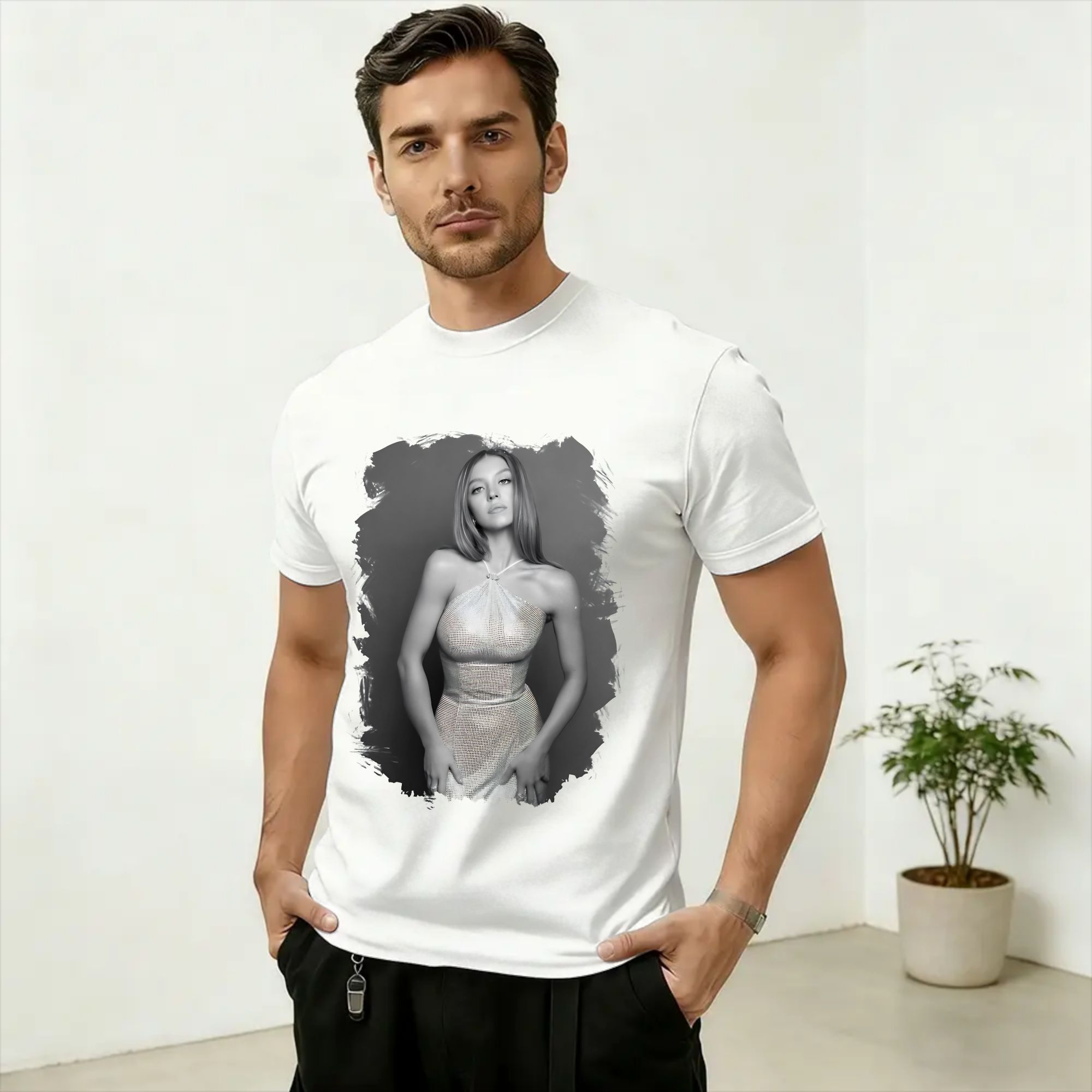 Men'S Fashion Sydney - Streetwear T-shirt Zomer Sydney Sweeney Mode