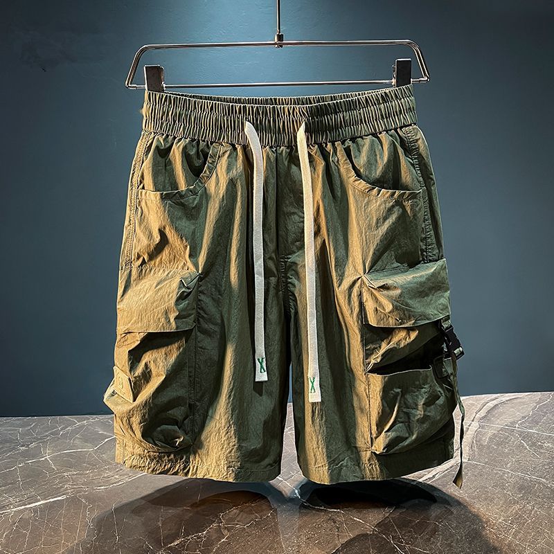 Men'S Fashion Pants 2025 - Heren Bermuda Cargo Shorts Effen elastische