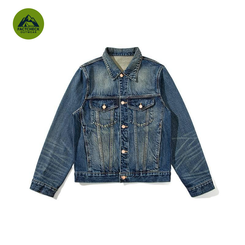 Denim Jacket Vintage - FACTCHECK EU US Maat Luxe Kwaliteit