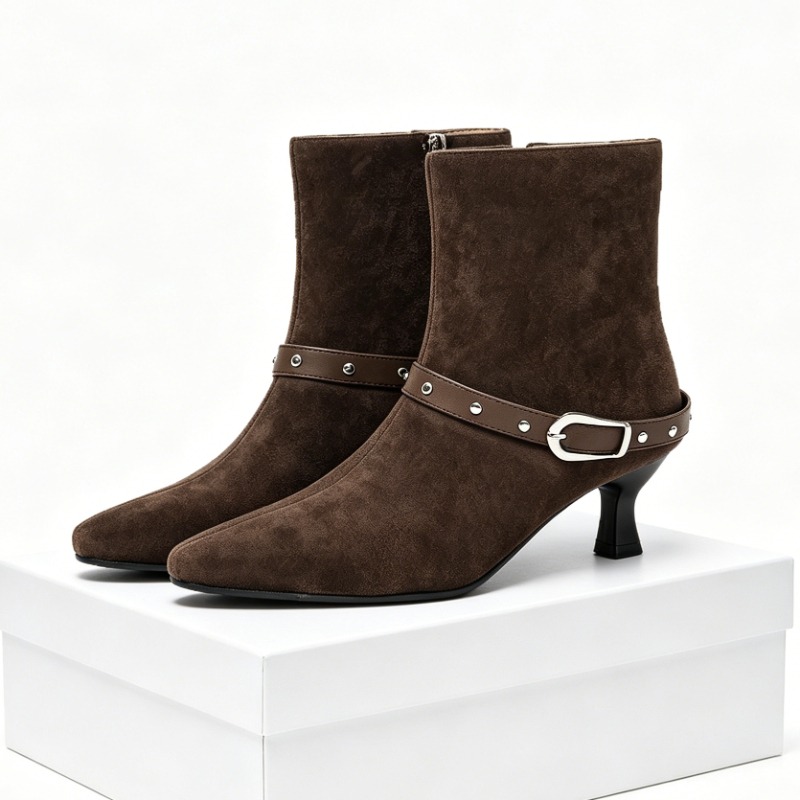 Men Fashion Elegant - Nieuwe Winter Suède Vrouwen Hoge Laarzen