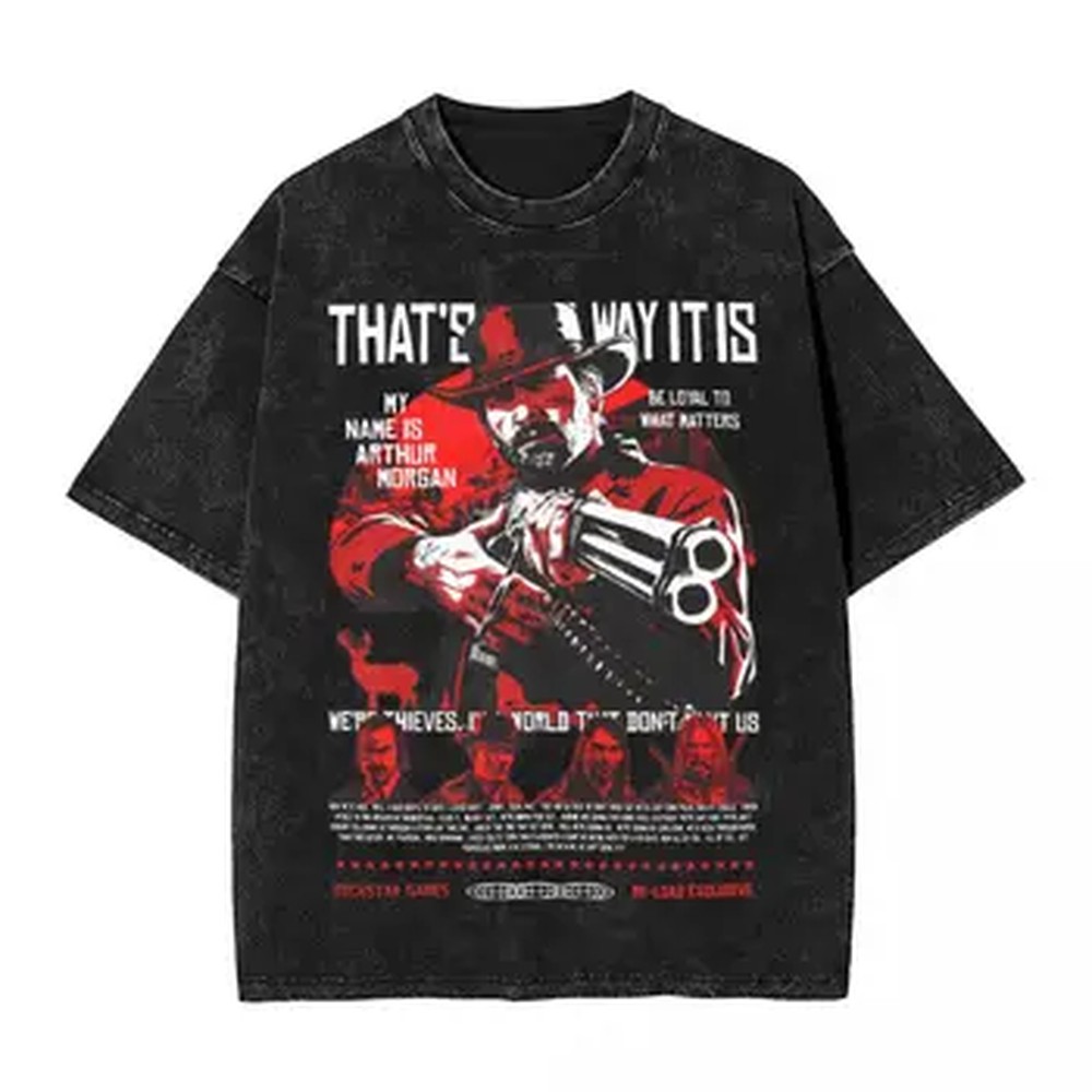Graphic Tee Oversized - Red Dead Redemption 2 Grafische T-shirt