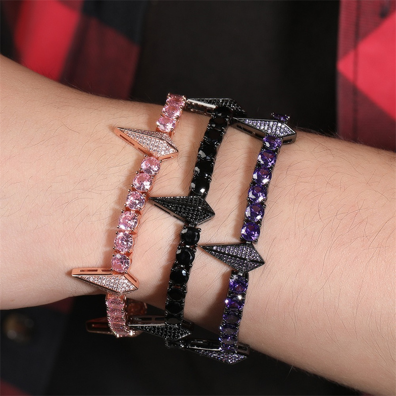 Men'S Fashion Night Out - 8 inch punk hiphop spiked armband