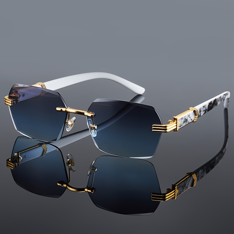 Men'S Fashion Glasses - Mode randloze zonnebrillen heren dames populaire