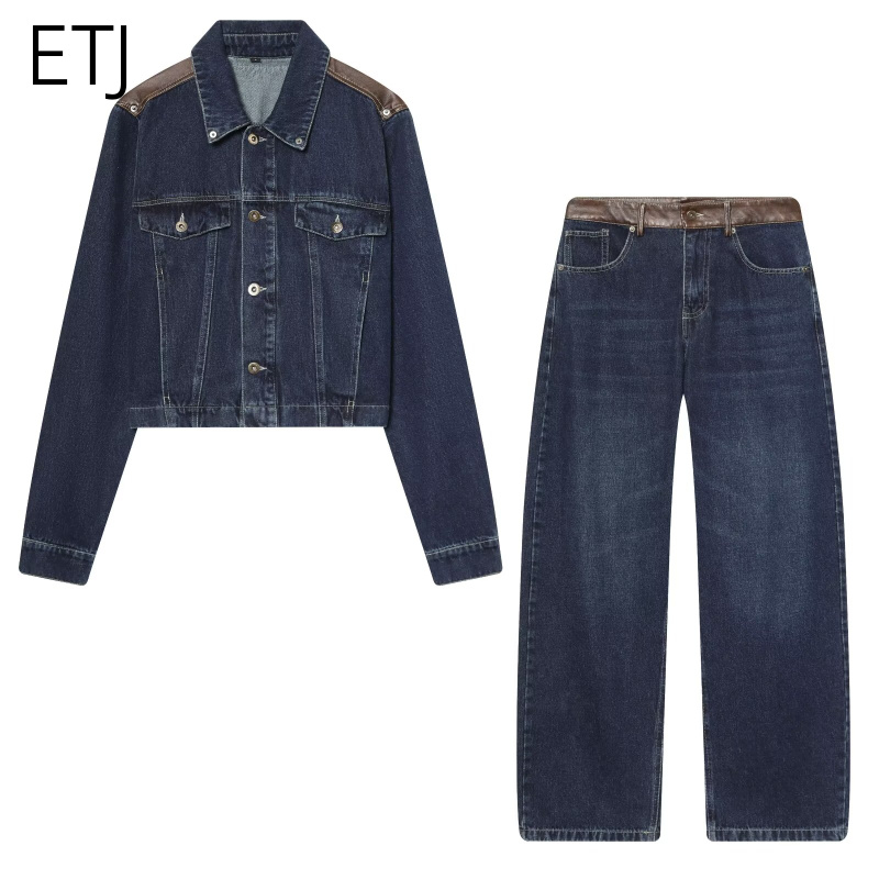 Denim Jacket Vintage - ETJ Dames Denim Jack & Jeans
