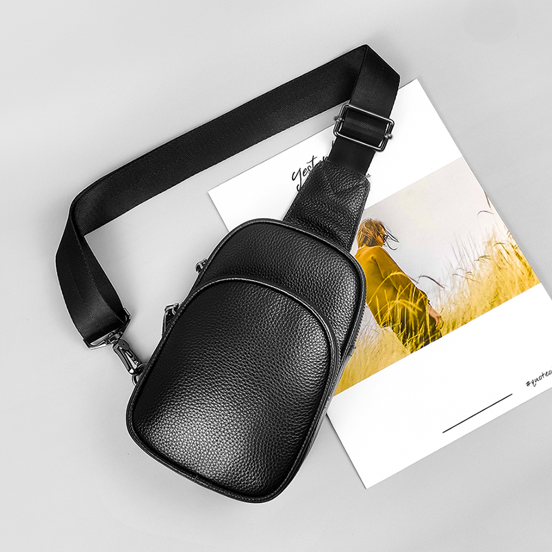 Fashion Harness Men - Echt Lederen Kleine Sling Bag Casual
