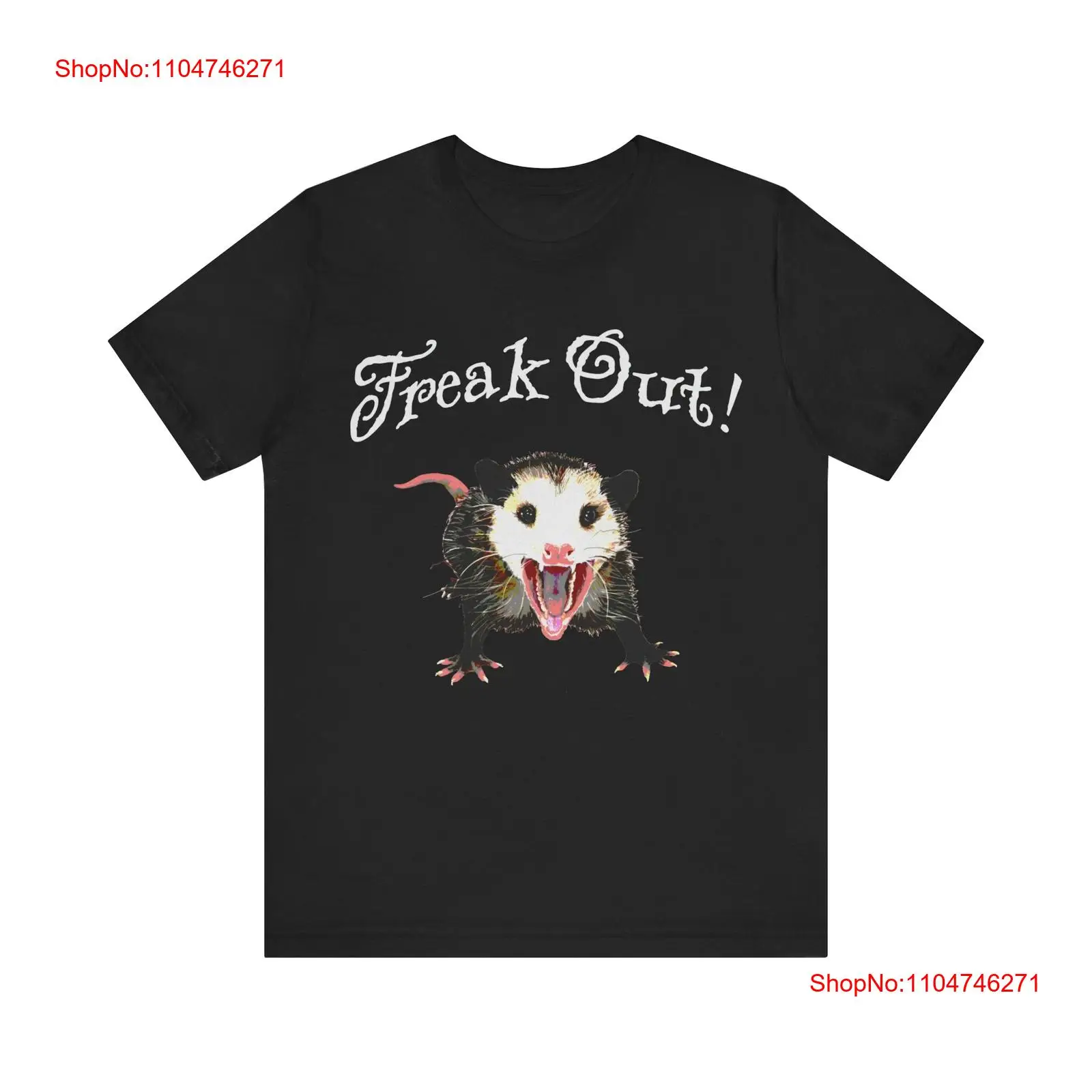 Men'S Fashion Everyday - freak out opossum possum T-shirt vintage