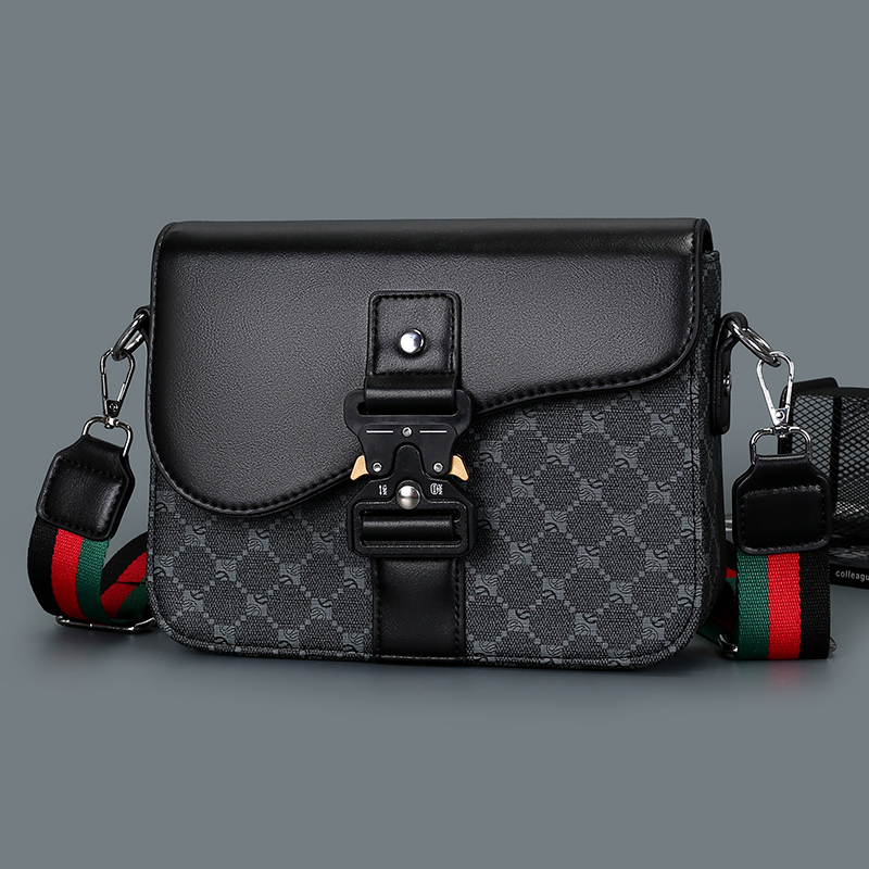 Fashion Harness Men - Modieuze crossbodytas voor heren met jacquardpatroon