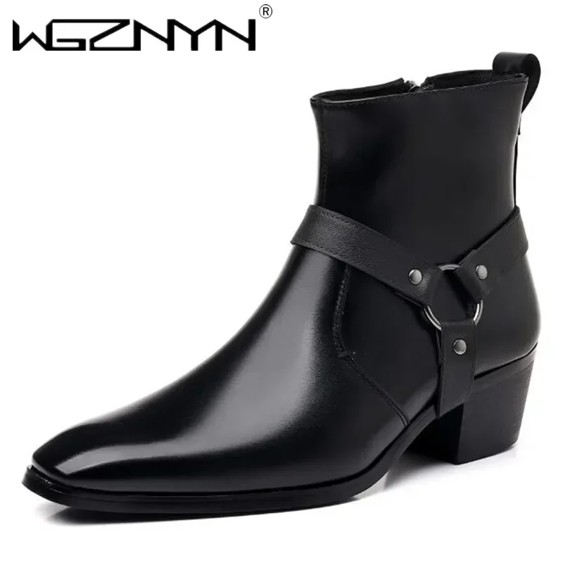 Mens Fashion Dress - 2026 Herenmode Ontwerper Chelsea Laarzen Luxe