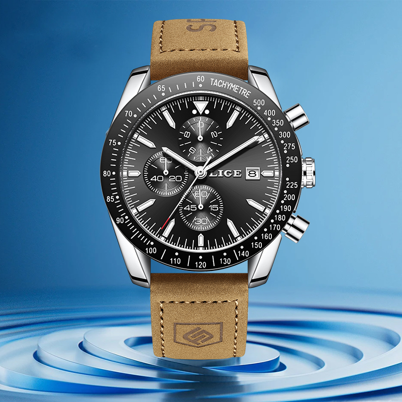 Belt Mens Fashion - LUIK Retro Mode Outdoor Quartz Herenhorloge