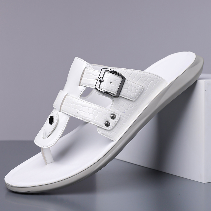 Belt Mens Fashion - Zomer nieuwe heren-slippers met gepersonaliseerd modieus