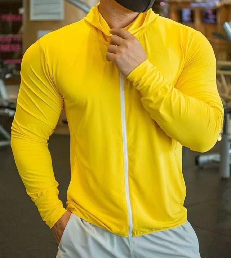 Knitted Cardigan Men - 2026 Heren Sneldrogende Basketbal Running Jassen
