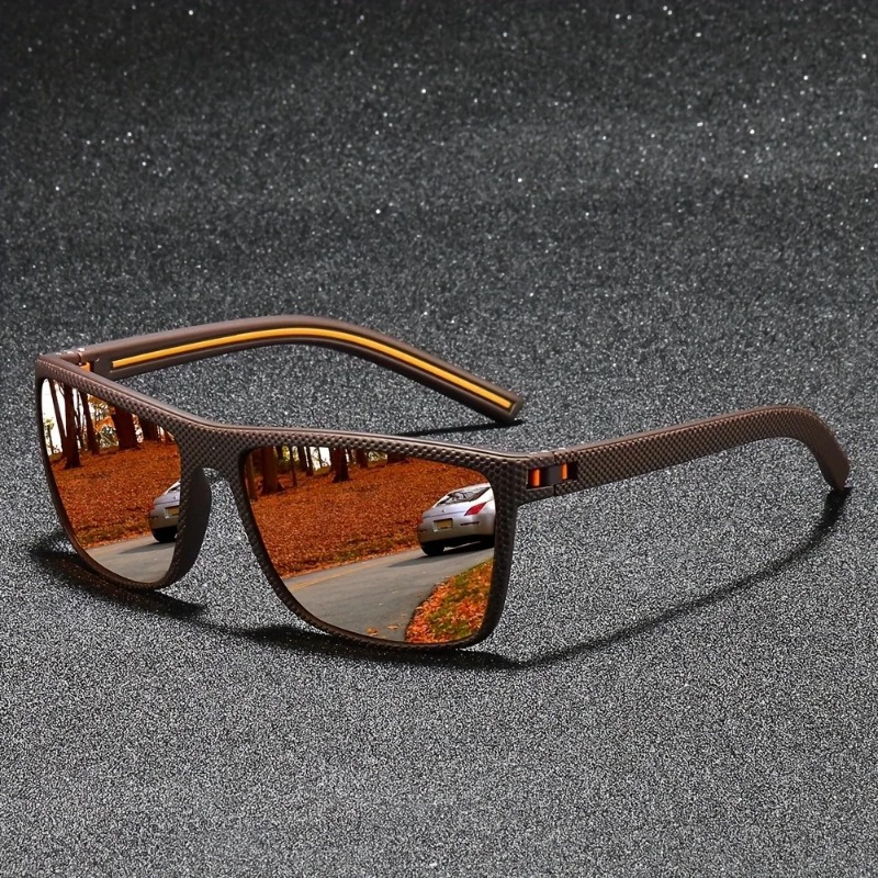 Men'S Fashion Old Money - Mode Sport Vintage Vierkante Zonnebril Heren