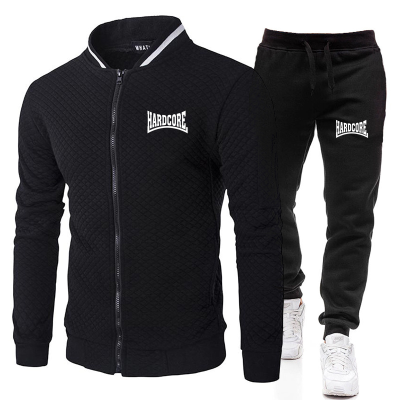 Men'S Fashion Zipper Jacket - HARDCORE Lente- en herfstmode voor heren,