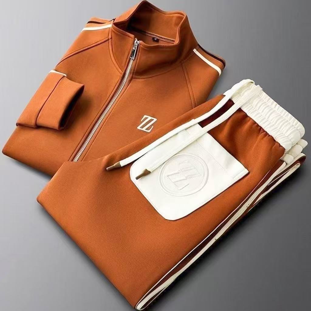 Men'S Fashion Zipper Jacket - 2026 heren trainingspak sportkleding pak herenjas
