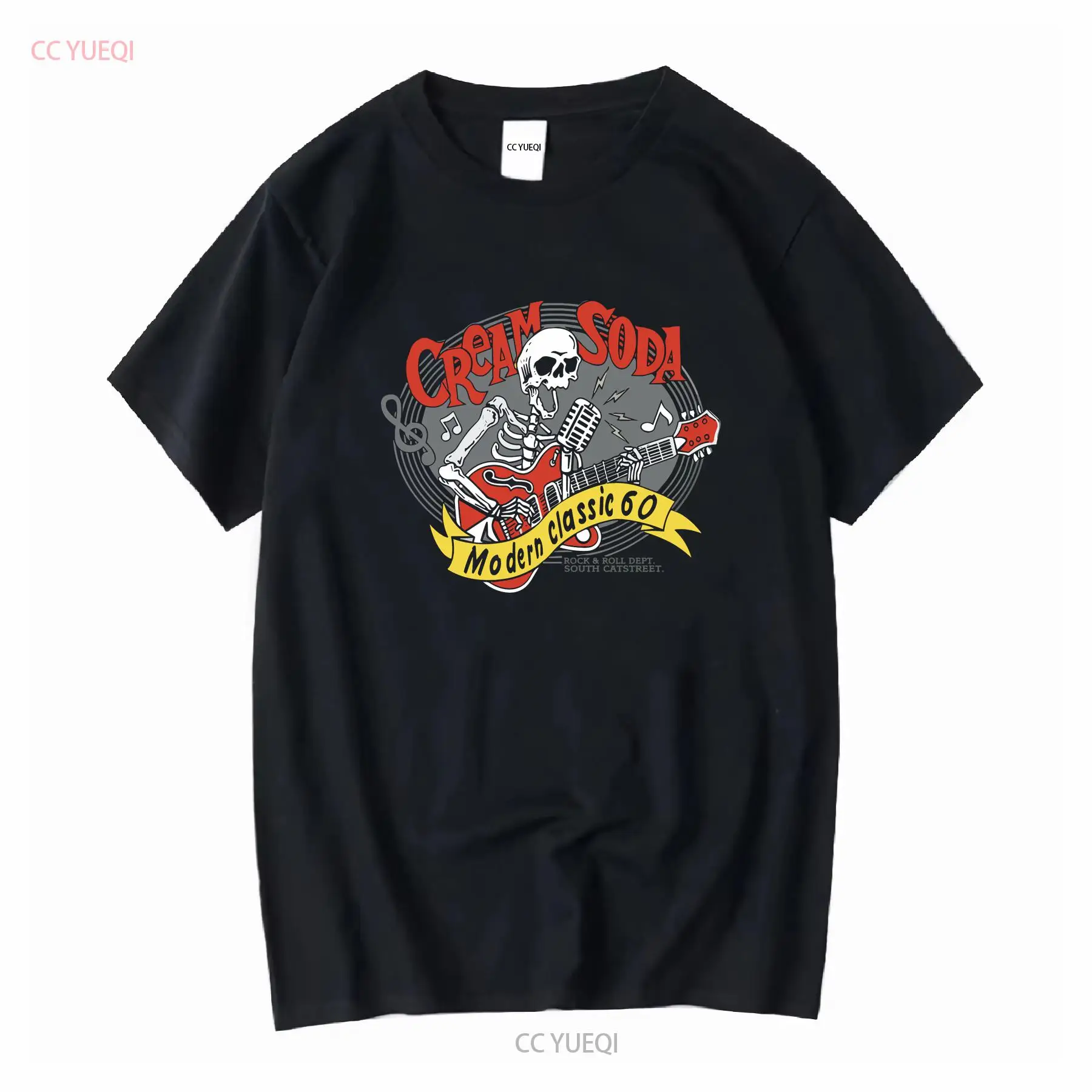 Men'S Fashion Everyday - Crème Soda Rock Roll T-shirt Japans