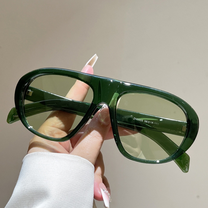 Men'S Fashion Old Money - Nieuwe oversized pilot zonnebrillen dames heren
