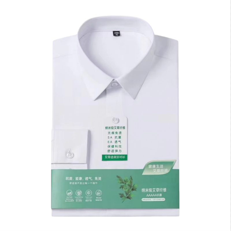 Dress Shirt Non-Iron - 8XL 7XL Oversized Lange Mouw Mannen