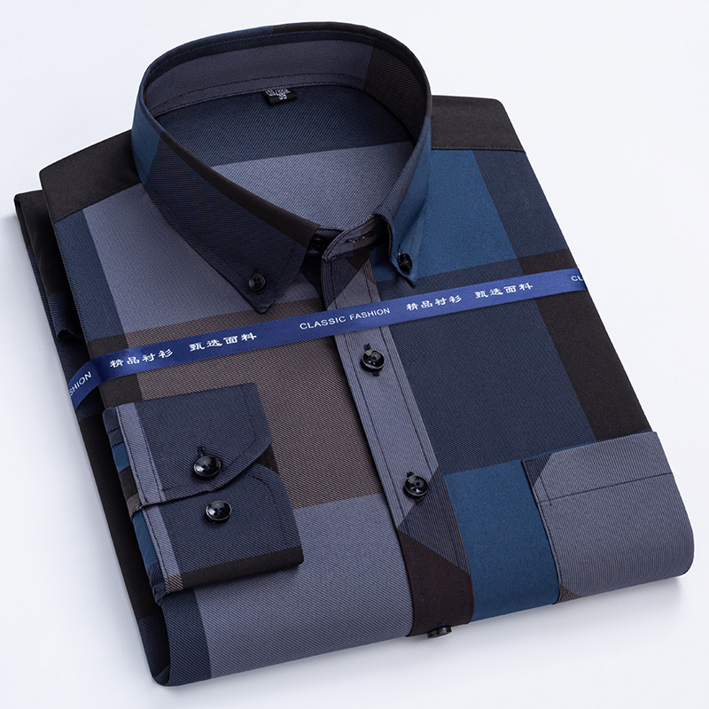 Dress Shirt Non-Iron - Heren Overhemden Lente Herfst Nieuwste Hot