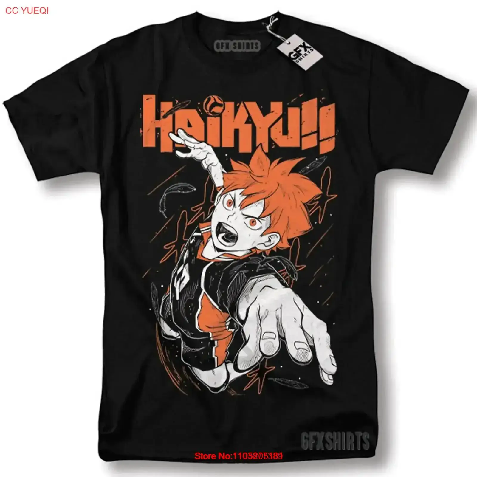 Men'S Fashion Everyday - Haikyu Hinata Shoyo T-shirt Manga Strip