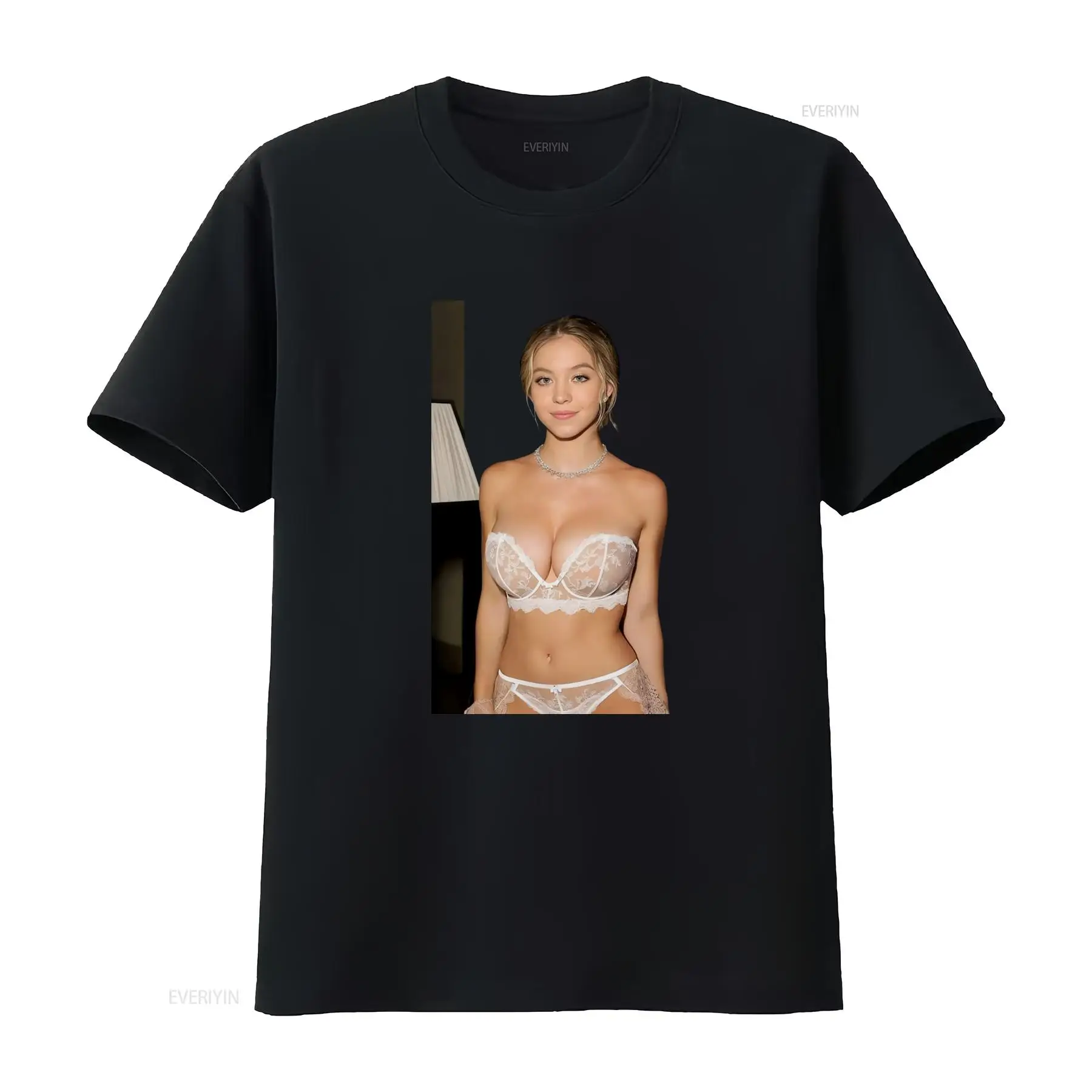 Men'S Fashion Sydney - Sydney Sweeney geïnspireerd T-shirt Stijlvol en