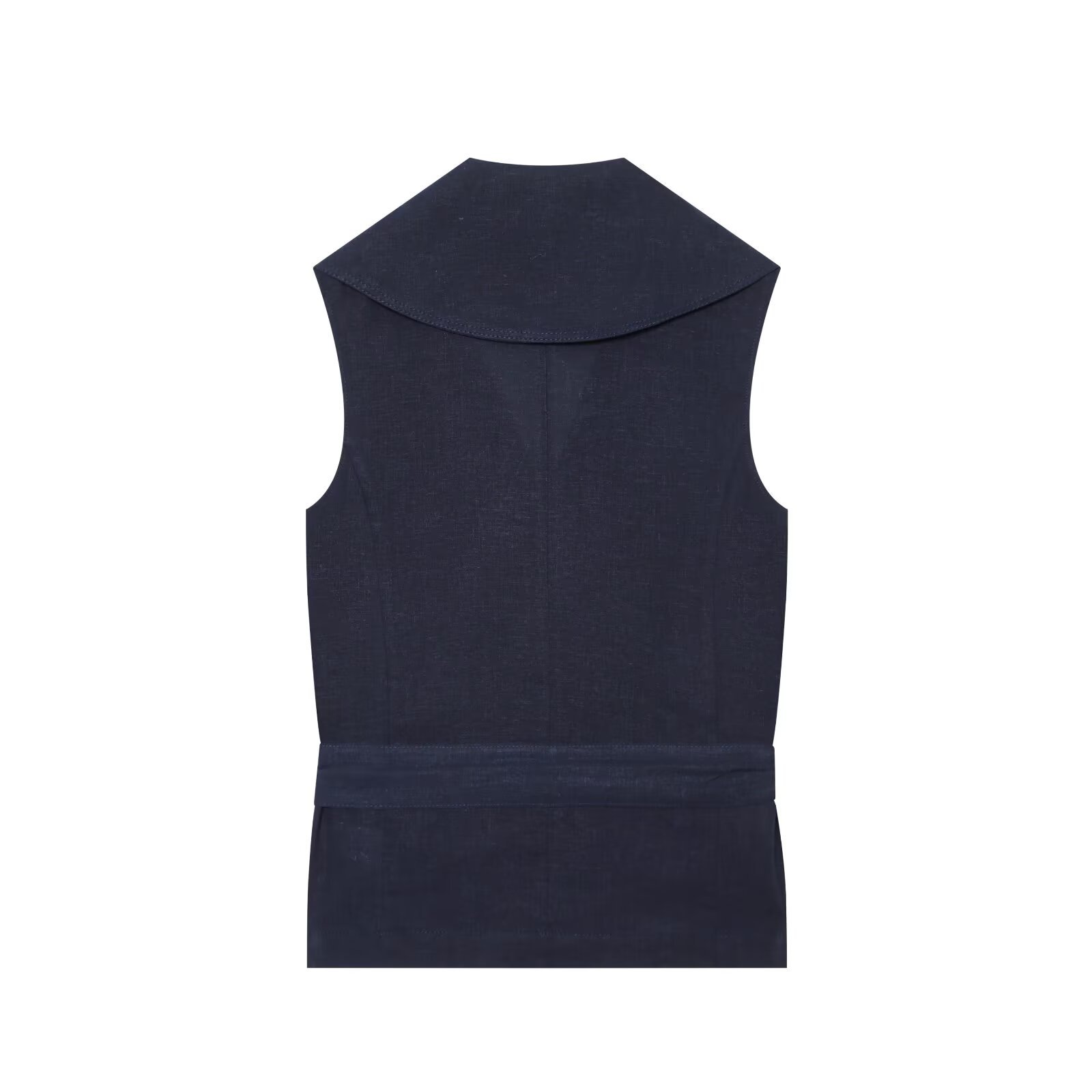 Dames Zomer Marineblauw Mouwlo - Belt Mens Fashion recensie en prijs