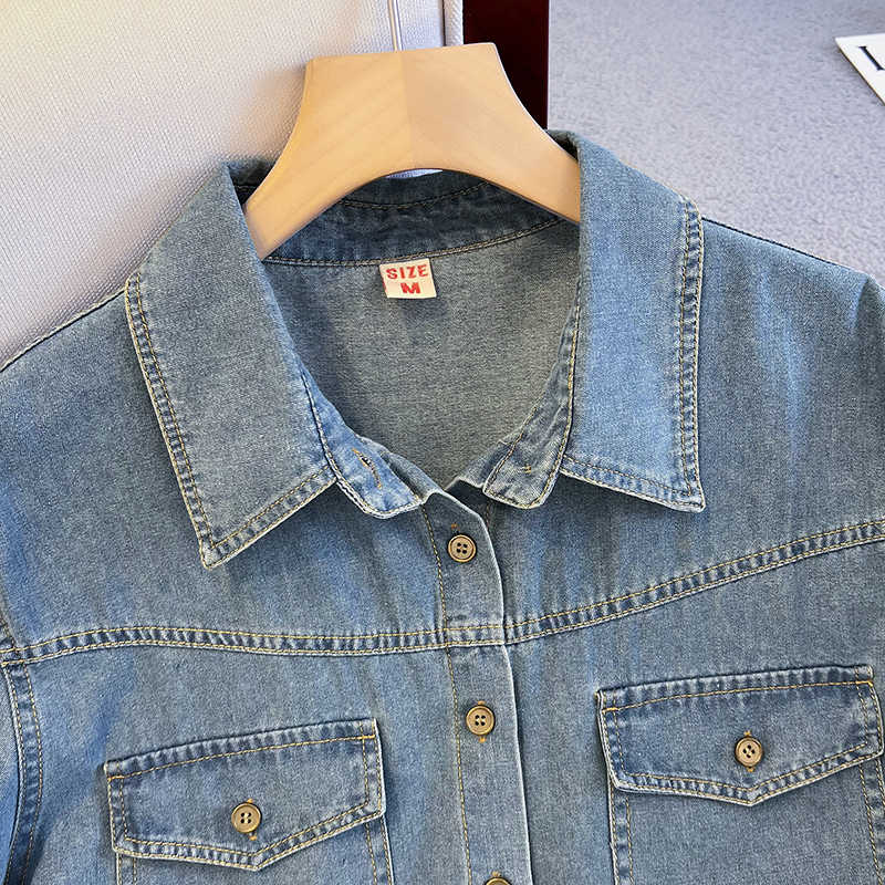 Retro denim shirt voor dames z - Denim Jacket Vintage recensie en prijs