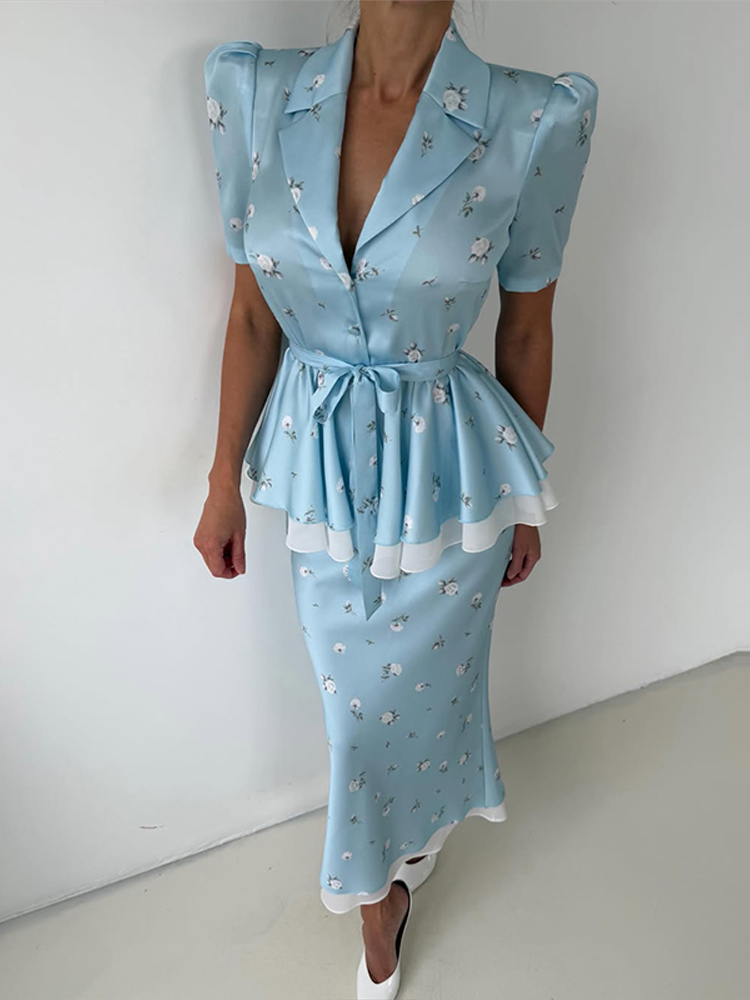 Bloemenprint Blazer Jas Rok Se - Men Fashion Elegant recensie en prijs