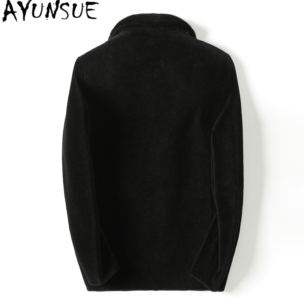 AYUNSUE Casual 100% Wollen Jas - Men'S Fashion Zipper Jacket recensie en prijs