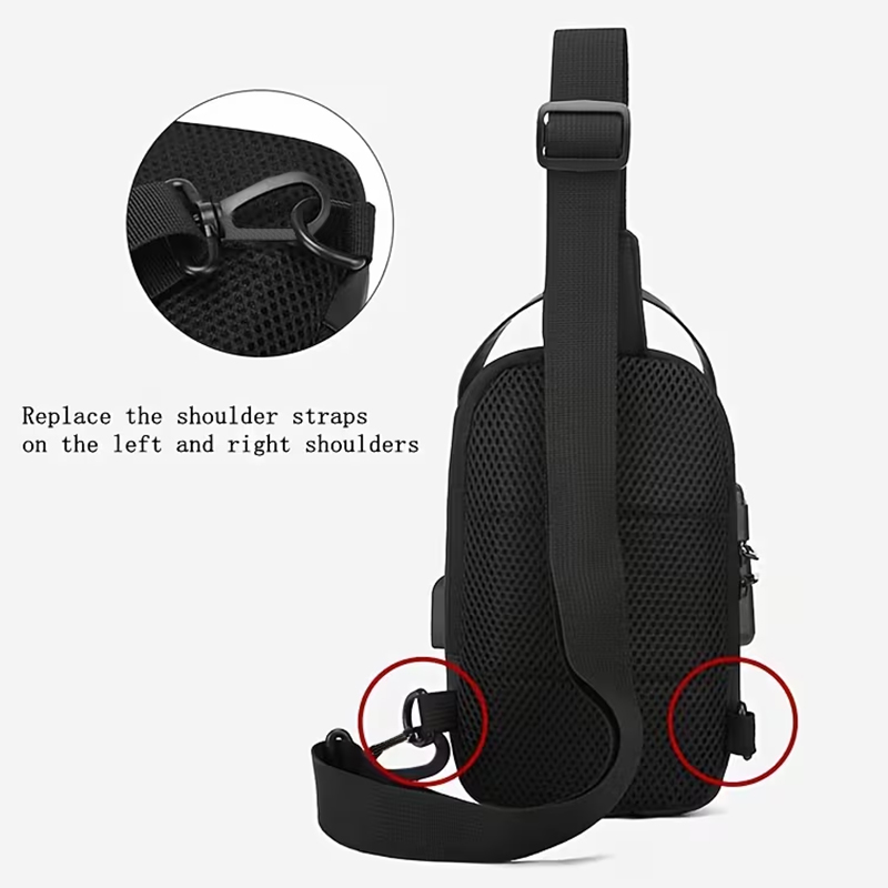 Casual waterdichte anti-diefst - Fashion Harness Men recensie en prijs