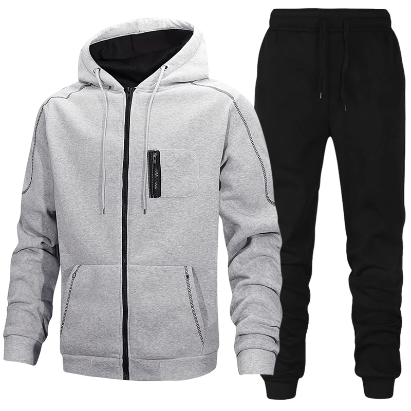Modieus Heren Trainingspak Cas - Men'S Fashion Zipper Jacket recensie en prijs