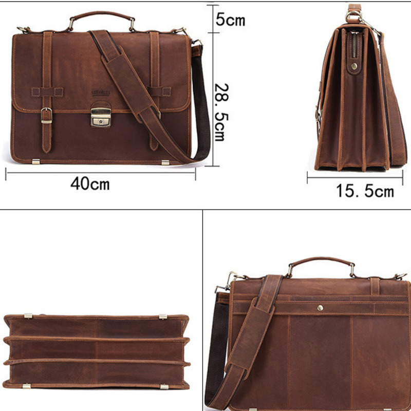 New Fashionable Leather Briefc - Mens Fashion In 40S recensie en prijs