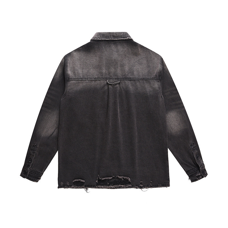 Heren High Street gescheurde j - Denim Jacket Vintage recensie en prijs