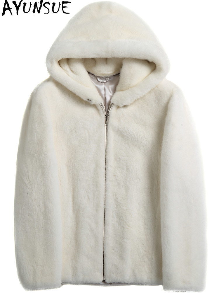 AYUSNUE Natuurlijke Nertsenjas - Men'S Fashion Zipper Jacket recensie en prijs
