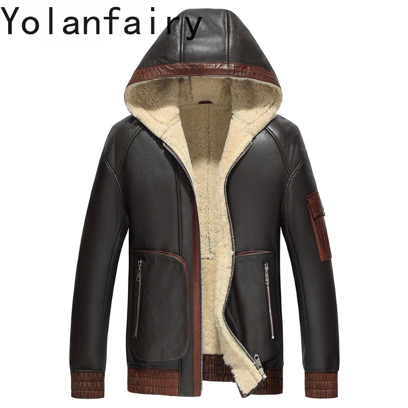 YOLANFAIRY Natuurlijke Wol Bon - Men'S Fashion Zipper Jacket recensie en prijs