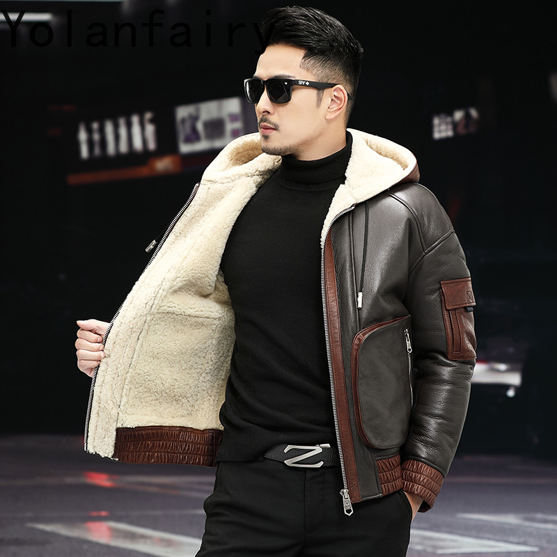 YOLANFAIRY Natuurlijke Wol Bon - Men'S Fashion Zipper Jacket recensie en prijs
