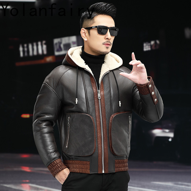 YOLANFAIRY Natuurlijke Wol Bon - Men'S Fashion Zipper Jacket recensie en prijs