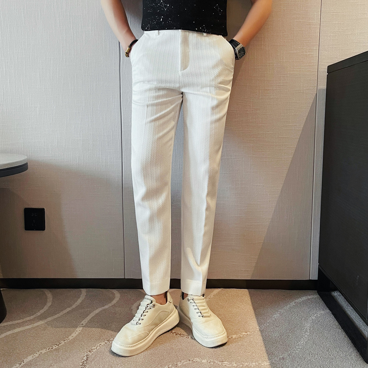 2023 Lente Zomer Nieuwe Mannen - Men'S Fashion Pants 2025 recensie en prijs