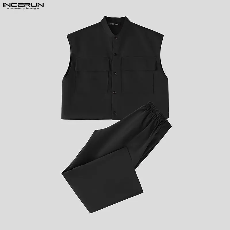INCERUN Mannen Sets Solid Mouw - Quality Men'S Fashion recensie en prijs