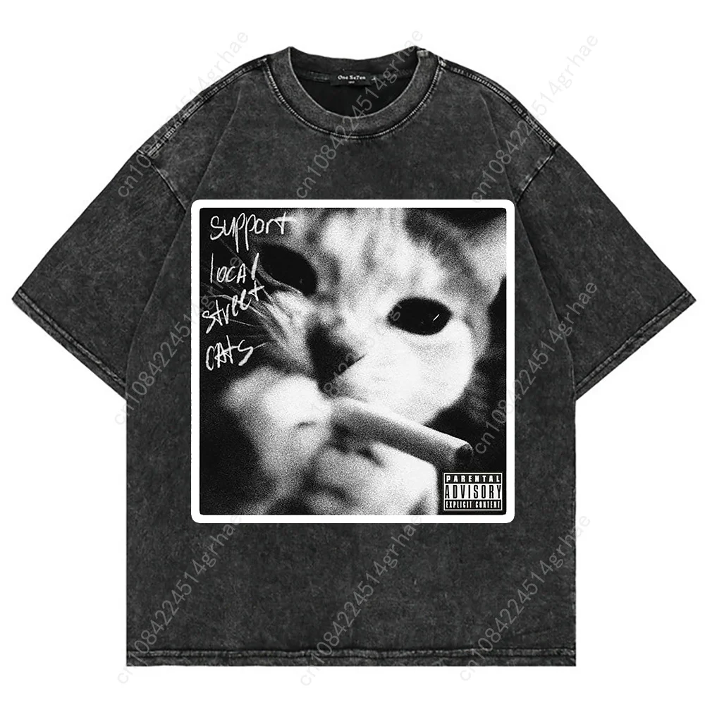 100% Katoen Vintage Gewassen Y - Graphic Tee Oversized recensie en prijs