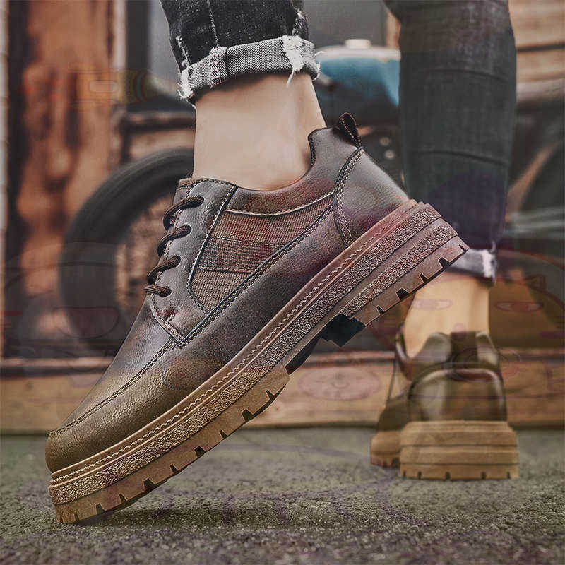 Donker natuurlijk leer Mode-sn - Mens Fashion In 40S recensie en prijs