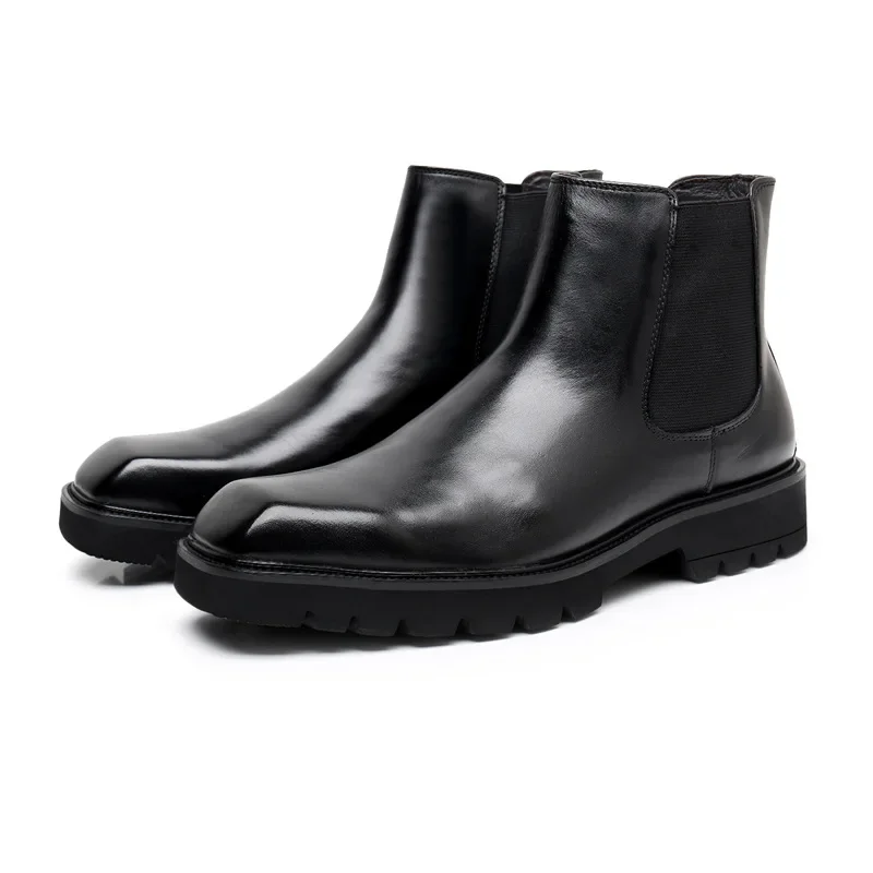 Elegante heren lederen laarzen - Men Fashion Elegant recensie en prijs