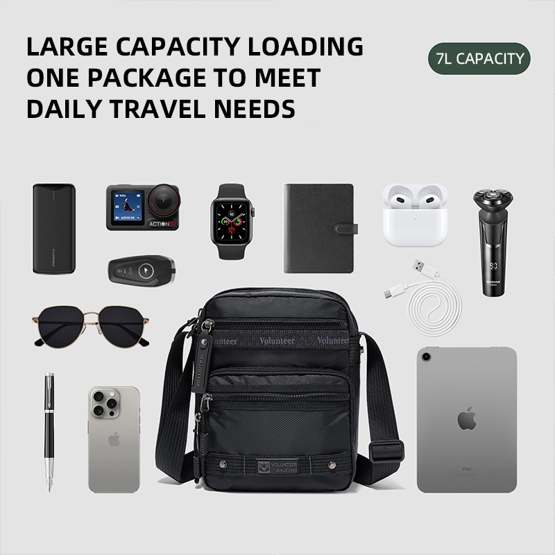 VOLUNTEER 7L Telefoon Crossbod - Fashion Harness Men recensie en prijs