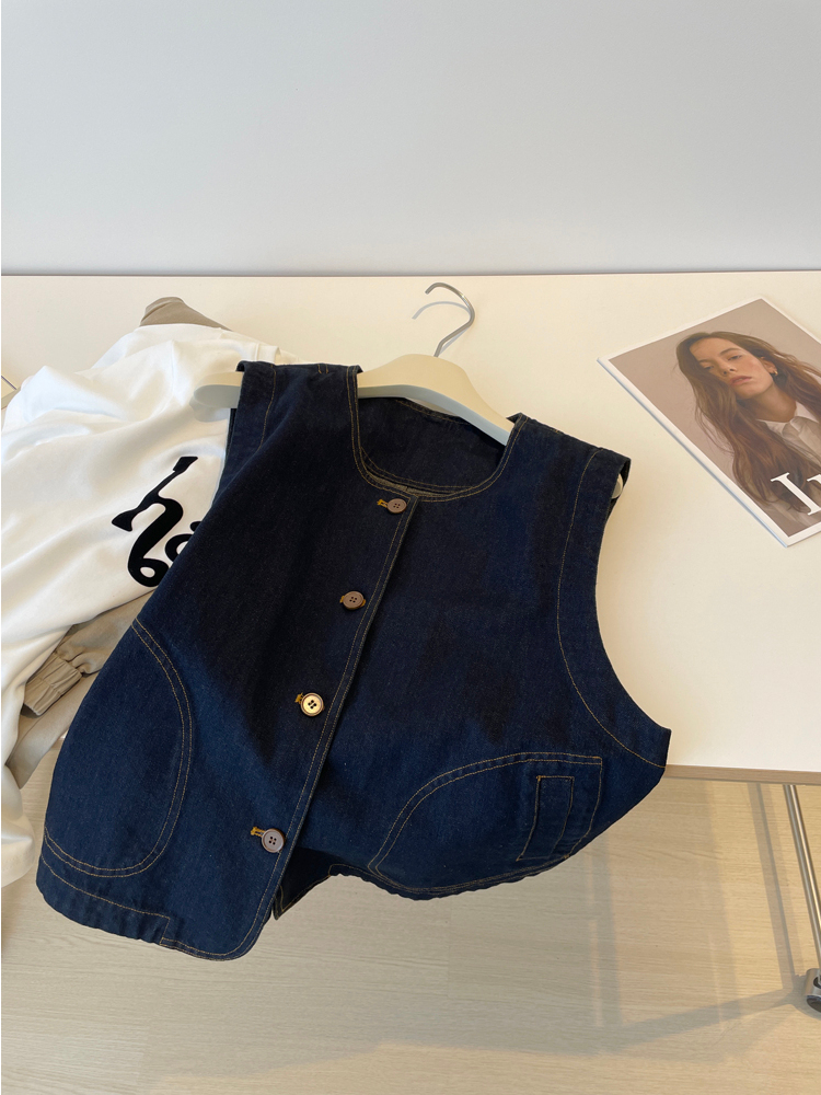Plus Size Denim Vest Dames Los - Denim Jacket Vintage recensie en prijs