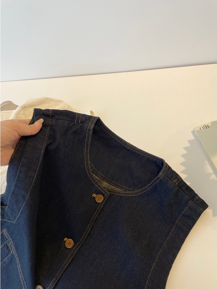 Plus Size Denim Vest Dames Los - Denim Jacket Vintage recensie en prijs