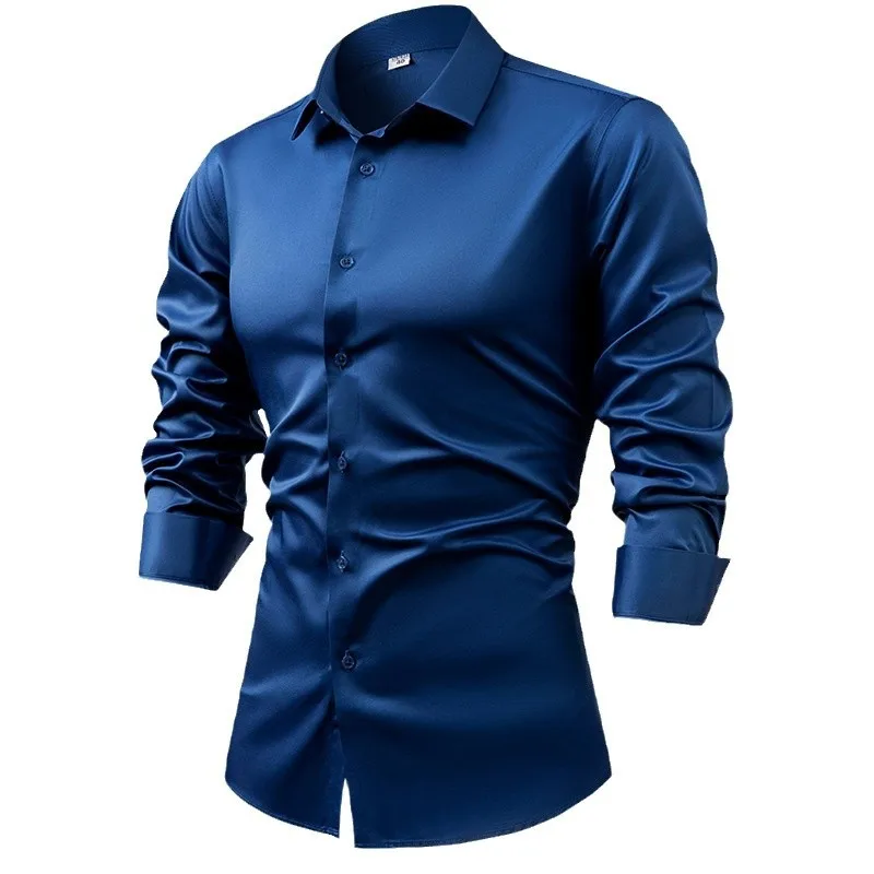 2022 lente herfst koningsblauw - Dress Shirt Non-Iron recensie en prijs