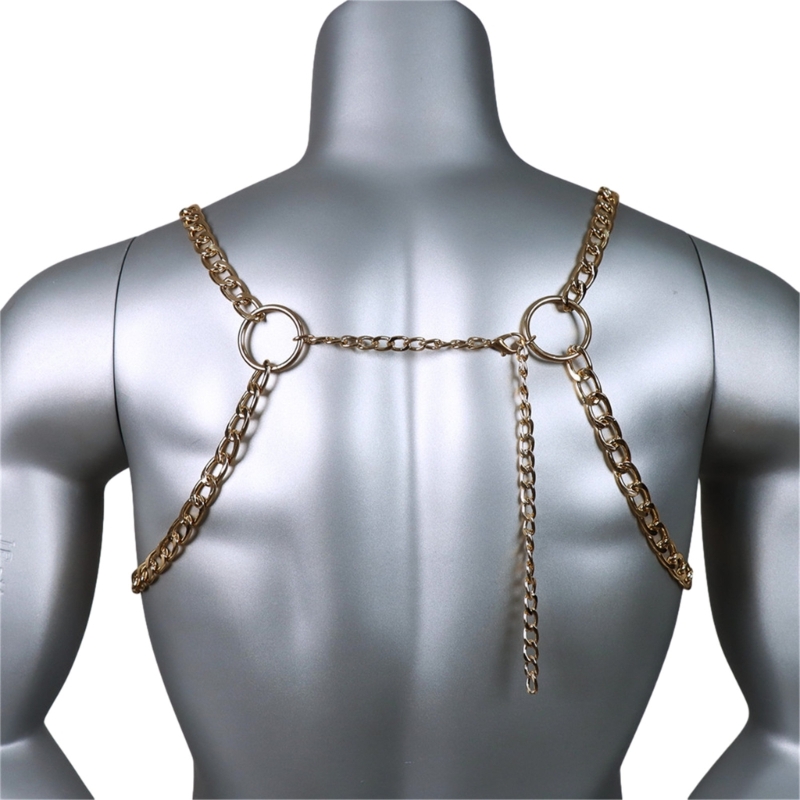 Mannen sexy metalen lichaam bo - Fashion Harness Men recensie en prijs