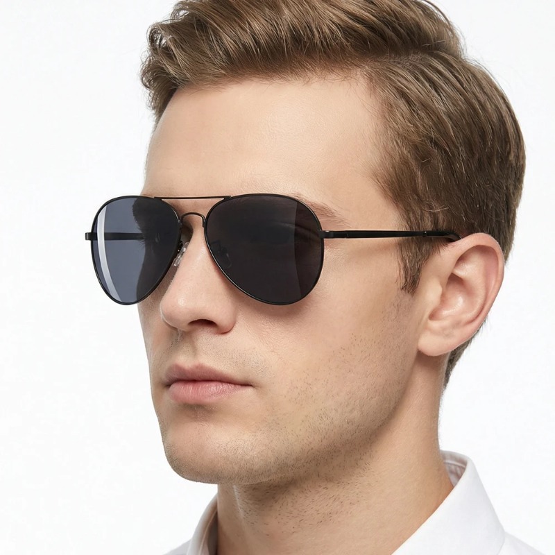 Klassieke grote piloten zonneb - Men'S Fashion Glasses recensie en prijs