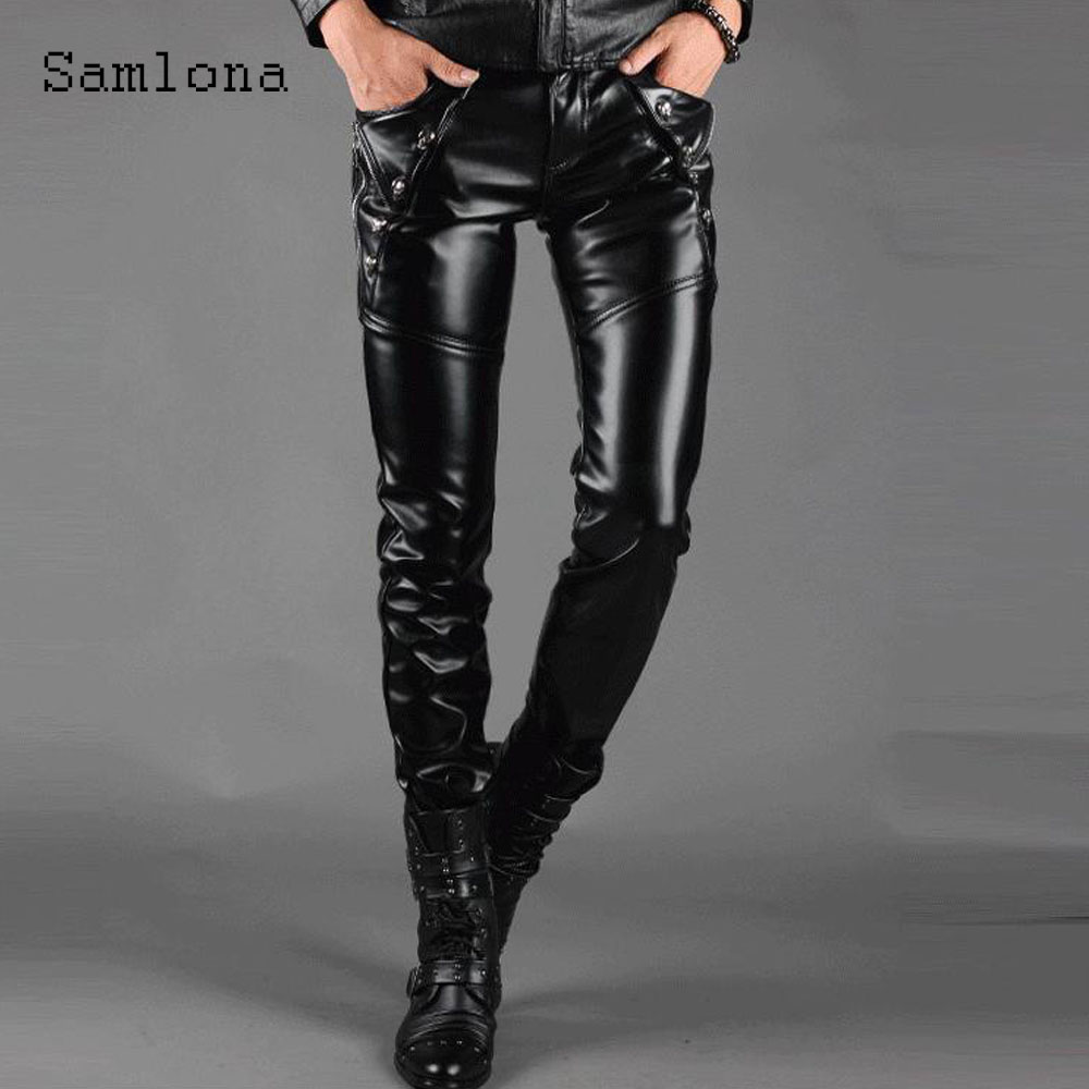 Sexy Grunge Pu Lederen Broek M - Men'S Fashion Pants 2025 recensie en prijs